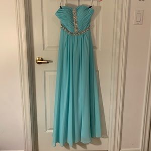 Formal Light Blue Dress